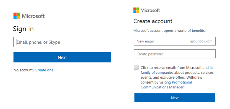 Outlook screenshot