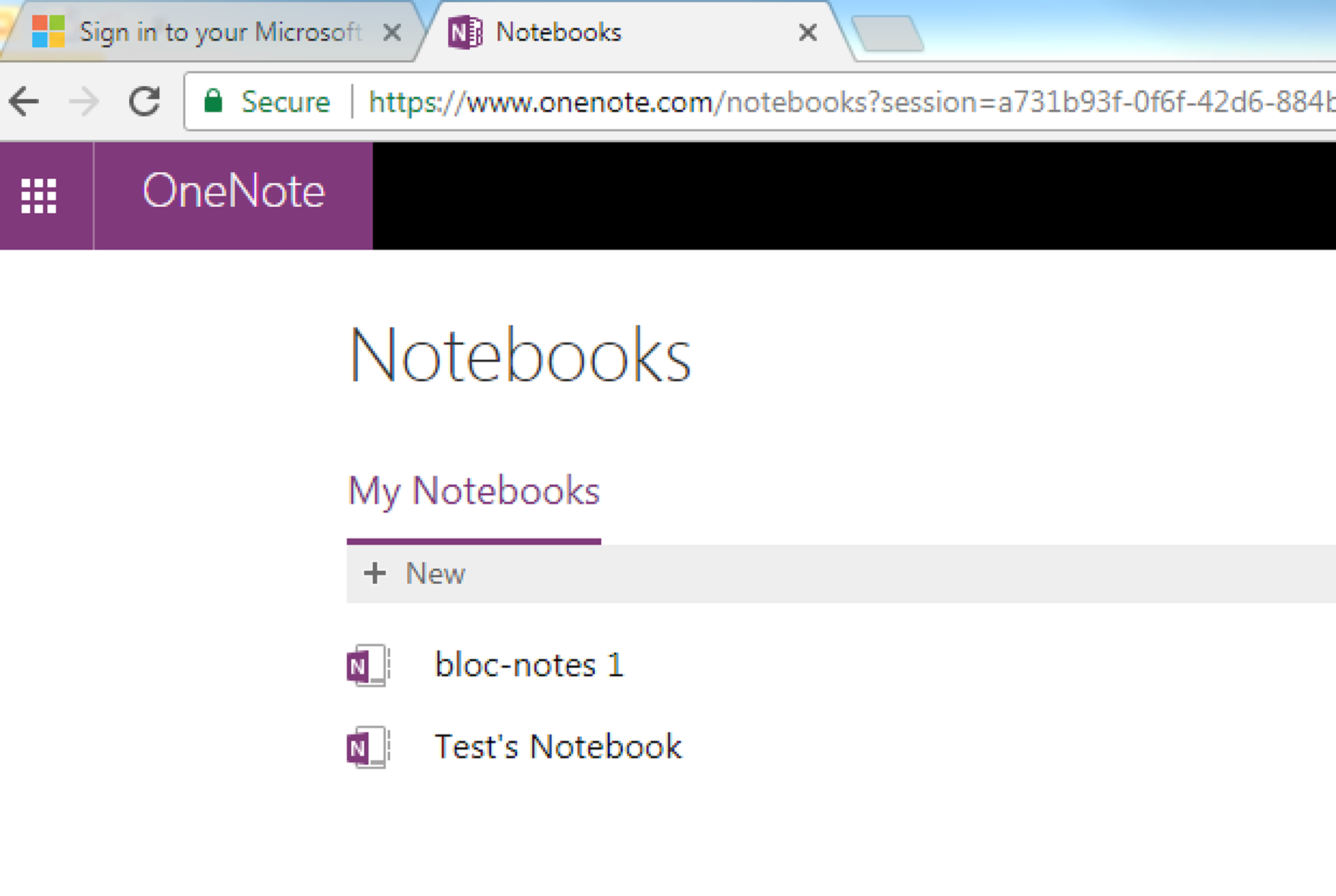 Outlook screenshot