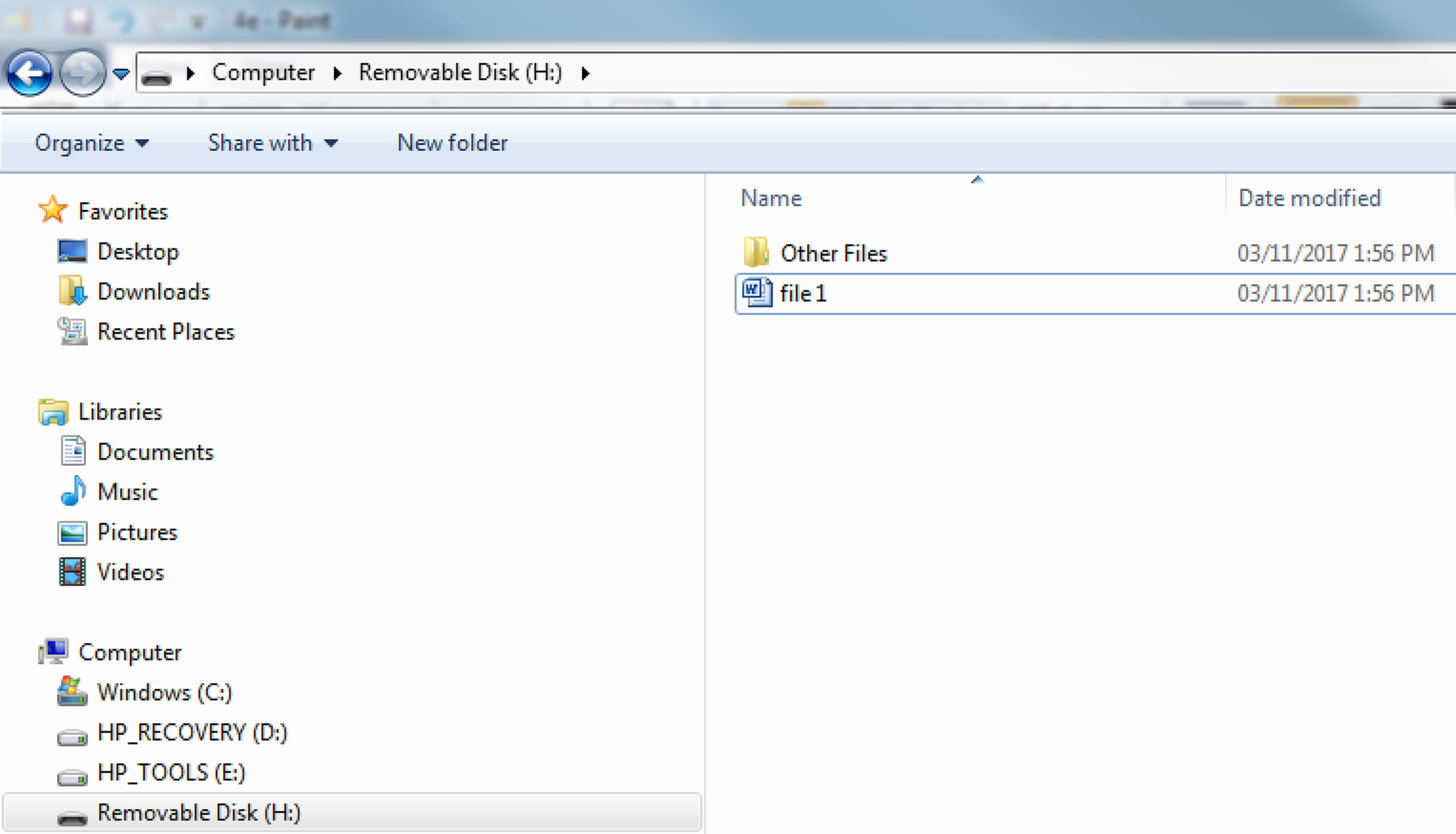 A screenshot