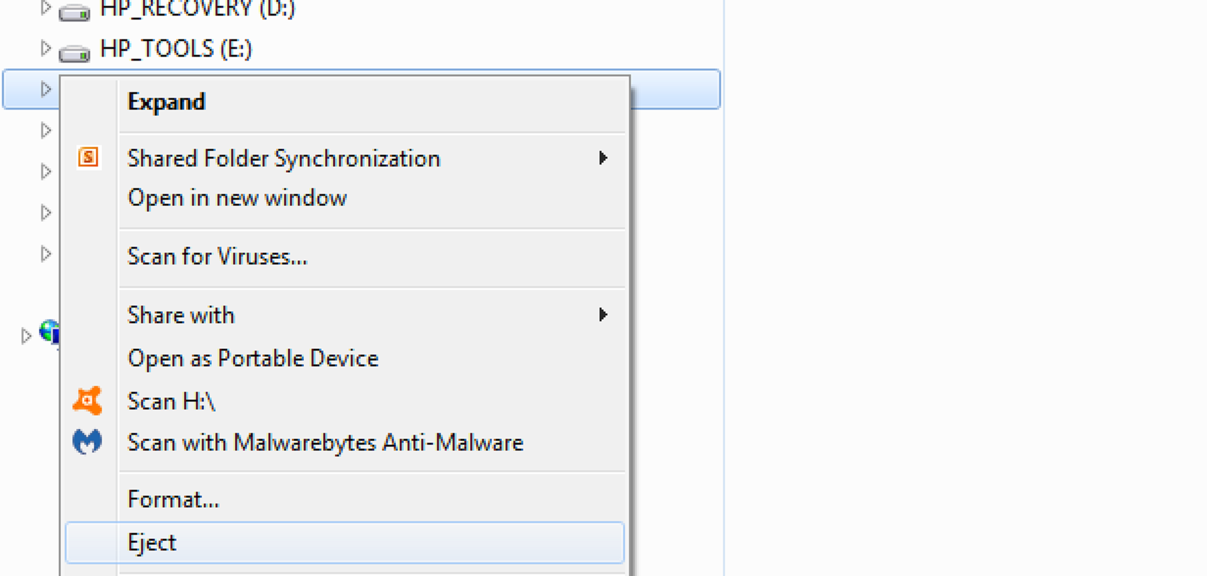 A screenshot