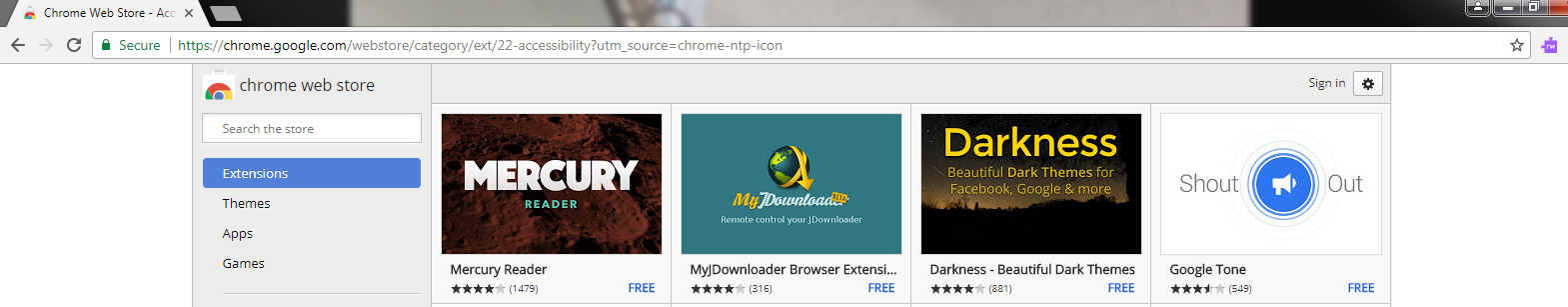 A screenshot showing Google Chrome